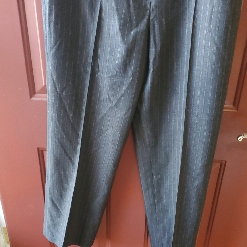 Charter Club Black and Gray Boot Cut Flare Pants Katherine Fit Size 12 - Picture 6 of 10